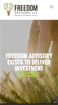 Mobile Screenshot of freedom-advisory.com